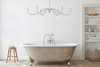Z-Lite Toussant 6 Light Chandelier in 
Brushed Nickel (6103-63BN)