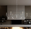Z-Lite Toussant 6 Light Chandelier in 
Brushed Nickel (6103-63BN)