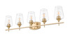 Z-Lite Joliet 5 Light Vanity in Burnished Brass (473-5V-BBR)