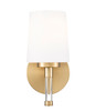 Z-Lite Henri 1 Light Vanity in Modern Gold (7700-1V-MGLD)