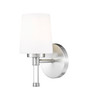 Z-Lite Henri 1 Light Vanity in Brushed Nickel (7700-1V-BN)