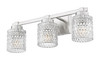 Z-Lite Jacqueline 3 Light Vanity in Brushed Nickel (6101-3V-BN)