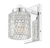 Z-Lite Jacqueline 1 Light Wall Sconce in Chrome  (6101-1S-CH)