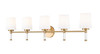 Z-Lite Henri 5 Light Vanity in Modern Gold (7700-5V-MGLD)