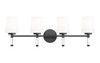 Z-Lite Henri 4 Light Vanity in Matte Black (7700-4V-MB)
