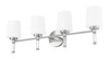 Z-Lite Henri 4 Light Vanity in Brushed Nickel (7700-4V-BN)