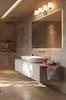 Z-Lite Henri 4 Light Vanity in Brushed Nickel (7700-4V-BN)