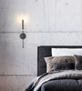 Z-Lite Gaultier 1 Light Wall Sconce in Matte Black + Modern Gold (6100-1S-MB)