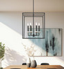 Z-Lite Gaultier 6 Light Chandelier in Matte Black + Modern Gold (6100-21MB)