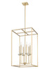 Z-Lite Gaultier 6 Light Chandelier in Modern Gold (6100-32MGLD)