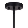 Vaxcel Rad 23.5-in. 4 Light Pendant Black and Satin Nickel (P0373R)