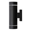 Vaxcel Chiasso 11.25-in.H LED Outdoor Wall Light Matte Black (T0821)