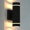 Vaxcel Chiasso 11.25-in.H LED Outdoor Wall Light Matte Black (T0821)