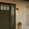 Vaxcel Sutton 14-in. H Outdoor Wall Light Matte Black (T0816)