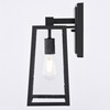 Vaxcel Sutton 14-in. H Outdoor Wall Light Matte Black (T0816)