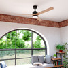 Vaxcel Ruston 60-in. LED Ceiling Fan Matte Black (F0140)