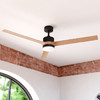 Vaxcel Ruston 60-in. LED Ceiling Fan Matte Black (F0140)
