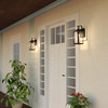 Vaxcel Clinton 13.75-in. H Outdoor Wall Light Matte Black (T0808)