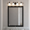 Vaxcel Bella 37.5-in. W 4 Light Vanity Matte Black (W0556)