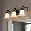 Vaxcel Bella 28.25-in. W 3 Light Vanity Matte Black (W0555)