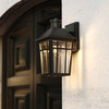 Vaxcel Garfield Park 12.25-in. H Outdoor Wall Light Textured Black (T0814)