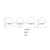 Vaxcel Monticello 22-in. W 3 Light Vanity Muted Brass (W0549)