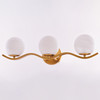 Vaxcel Monticello 22-in. W 3 Light Vanity Muted Brass (W0549)
