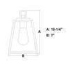 Vaxcel Grant 7-in Mini Pendant Burnished Bronze (P0050R)