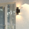 Vaxcel Chiasso 11.25-in.H LED Outdoor Wall Light Deep Bronze (T0822)