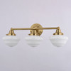 Vaxcel Eastgate 23-in. W 3 Light Vanity Antique Gold (W0560)