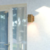 Vaxcel Lavage 7-in. H 2 Light Outdoor Wall Light Honeycomb Gold (T0823)