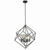Vaxcel Rad 23.5-in. 4 Light Pendant Warm Pewter (P0187R)