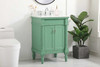 Elegant Furniture & Lighting 24 inch Single Bathroom vanity in vintage mint with backsplash (VF13024VM-VW-BS)