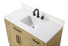 Elegant Furniture & Lighting 42 inch Single Bathroom Vanity in Honey Brown with Backsplash (VF82542MHB-BS)