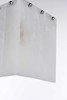 Elegant Furniture & Lighting Georgina 30 inch Alabaster Wall Sconce in Chrome (1015W30C-33ST)