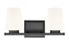 Z-Lite Nextra 2 Light Vanity in Matte Black (7703-2V-MB)