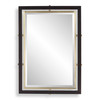 Uttermost Bach Walnut & Brass Rectangle Mirror (08336)