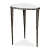 Uttermost Arnold White Marble Accent Table (51178)