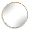 Uttermost Crinkle Round Mirror (08413)