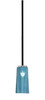 Toltec Lighting Sandia Stem Hung Mini Pendant Matte Black & Graphite Finish With 5" W x 9.75" H Blue Gradient Glass (6201-MBGP-295)