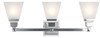 Mission 3 Light Polished Chrome Bath Vanity (1033-05)