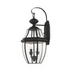 Monterey 2 Light Black Outdoor Wall Lantern (2251-04)