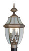 Monterey 2 Light Bronze Outdoor Post Top Lantern (2254-07)
