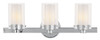 Manhattan 3 Light Polished Chrome Bath Vanity (1543-05)