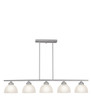 Somerset 5 Light Brushed Nickel Island (4227-91)
