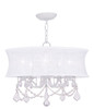 Newcastle 5 Light White Chandelier (6305-03)