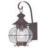 Harbor 1 Light Bronze Outdoor Wall Lantern (2222-07)