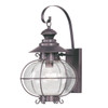 Harbor 1 Light Bronze Outdoor Wall Lantern (2223-07)