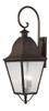 Amwell 4 Light Bronze Outdoor Wall Lantern (2559-07)