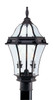 Fleur De Lis 2 Light Bronze Outdoor Post Top Lantern (2622-07)